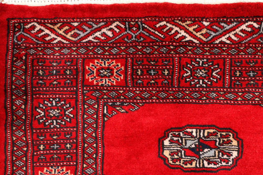 Red Bokhara 2' 7 x 10' 4 - No. 45456 - ALRUG Rug Store