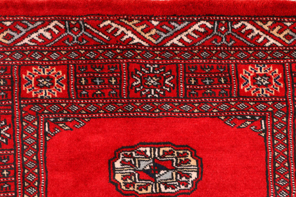 Red Bokhara 2' 7 x 10' 4 - No. 45456 - ALRUG Rug Store
