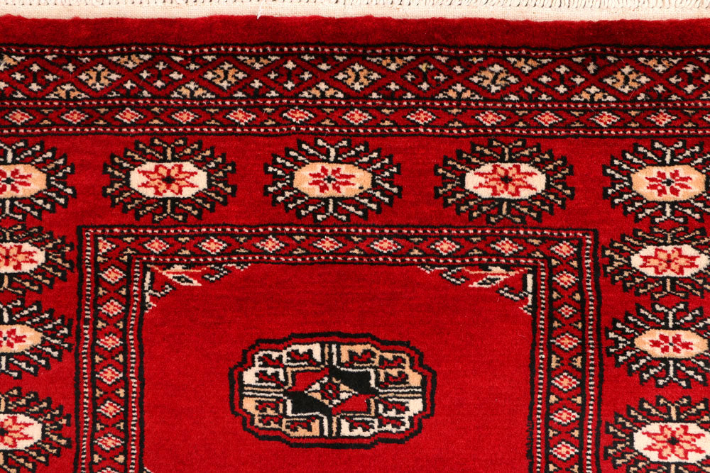 Red Bokhara 2' 7 x 10' 4 - No. 45458 - ALRUG Rug Store
