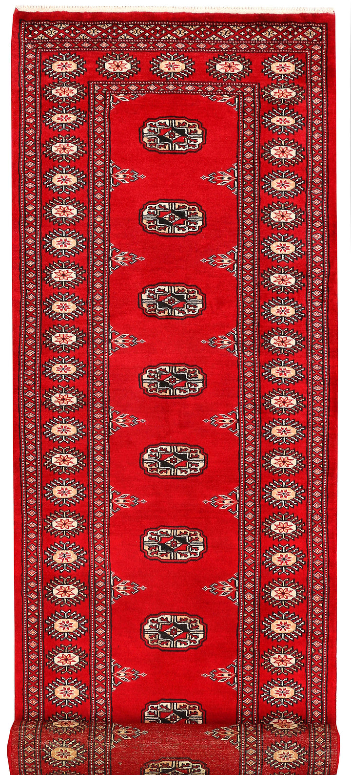 Red Bokhara 2' 7 x 10' 4 - No. 45458 - ALRUG Rug Store