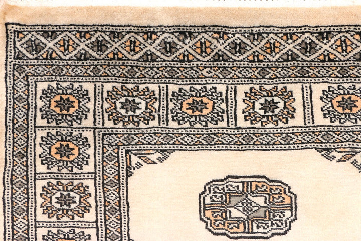 Antique White Bokhara 2' 6 x 10' 2 - No. 45459 - ALRUG Rug Store