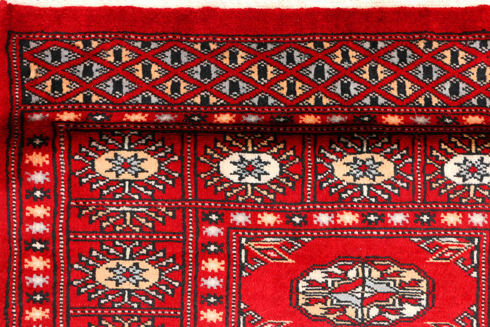 Dark Red Bokhara 2' 6 x 10' 8 - No. 45460 - ALRUG Rug Store