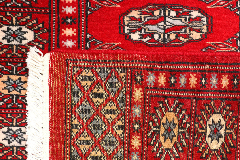 Dark Red Bokhara 2' 6 x 10' 8 - No. 45460 - ALRUG Rug Store