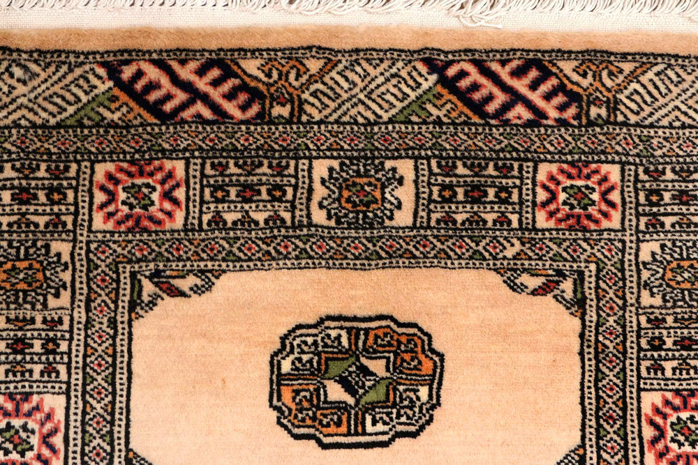 Antique White Bokhara 2' 7 x 10' 2 - No. 45465 - ALRUG Rug Store