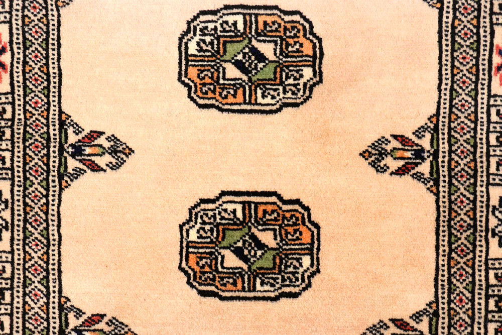 Antique White Bokhara 2' 7 x 10' 2 - No. 45465 - ALRUG Rug Store