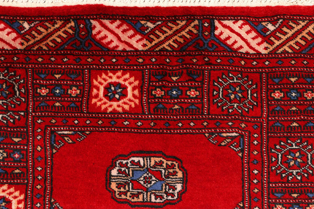 Red Bokhara 2' 7 x 9' 11 - No. 45468 - ALRUG Rug Store