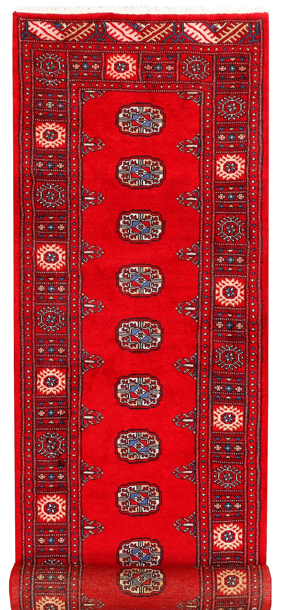 Red Bokhara 2' 7 x 9' 11 - No. 45468 - ALRUG Rug Store