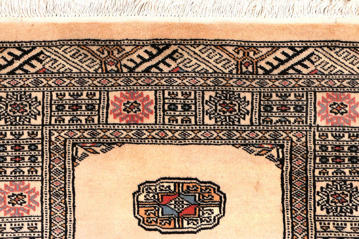 Antique White Bokhara 2' 7 x 10' 2 - No. 45472 - ALRUG Rug Store