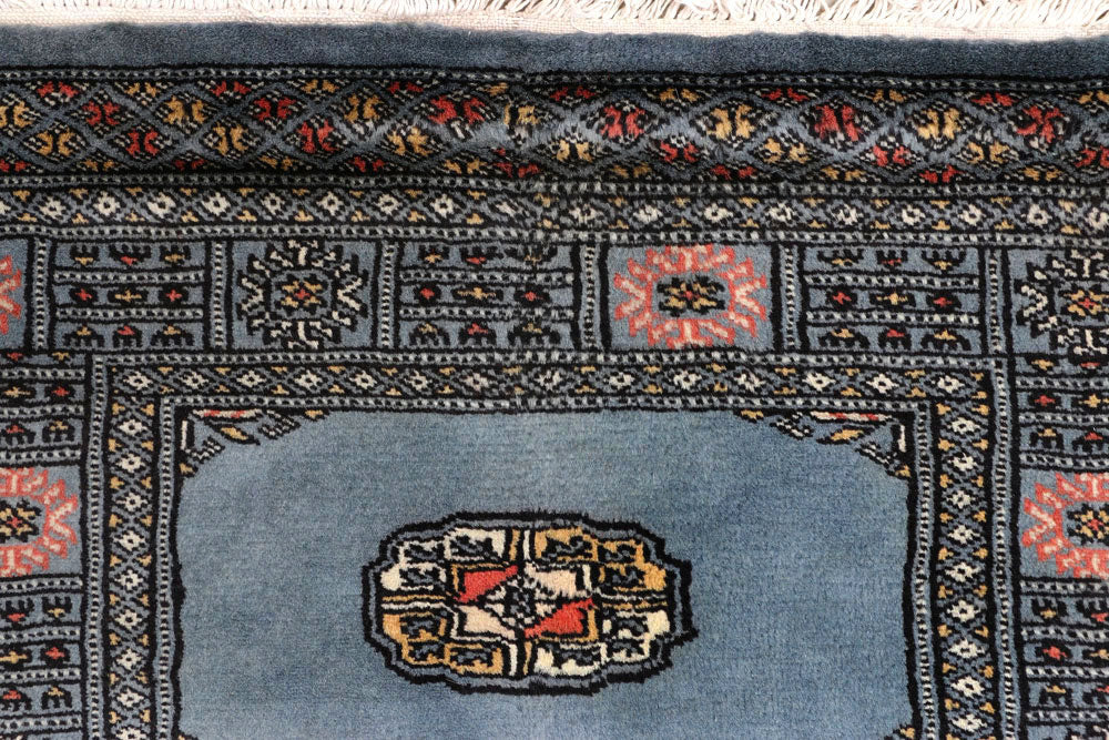 Light Slate Grey Bokhara 2' 7 x 10' 4 - No. 45473 - ALRUG Rug Store