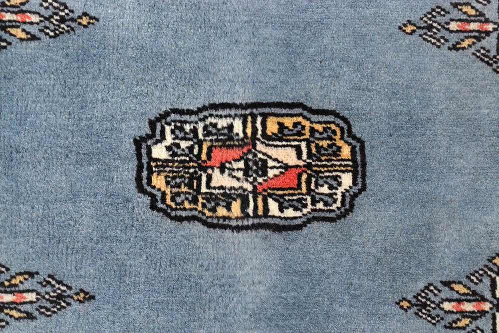 Light Slate Grey Bokhara 2' 7 x 10' 4 - No. 45473 - ALRUG Rug Store