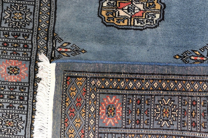 Light Slate Grey Bokhara 2' 7 x 10' 4 - No. 45473 - ALRUG Rug Store