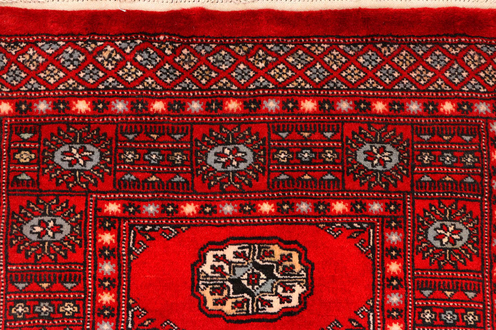 Red Bokhara 2' 6 x 10' 1 - No. 45474 - ALRUG Rug Store
