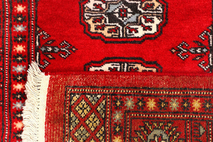 Red Bokhara 2' 6 x 10' 1 - No. 45474 - ALRUG Rug Store
