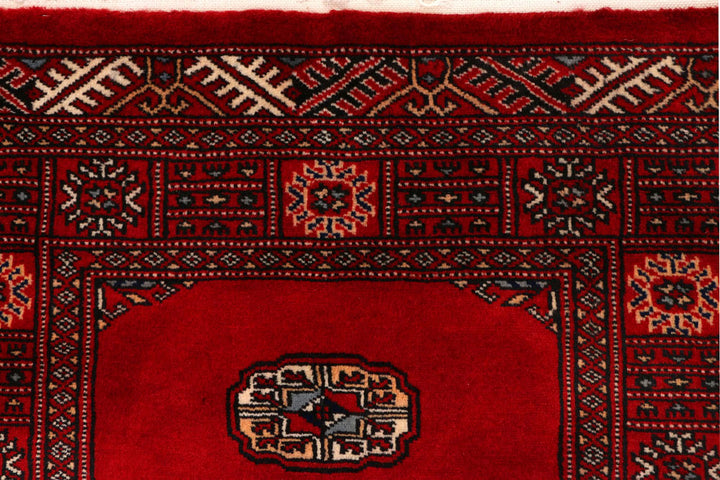 Red Bokhara 2' 6 x 10' 1 - No. 45479 - ALRUG Rug Store
