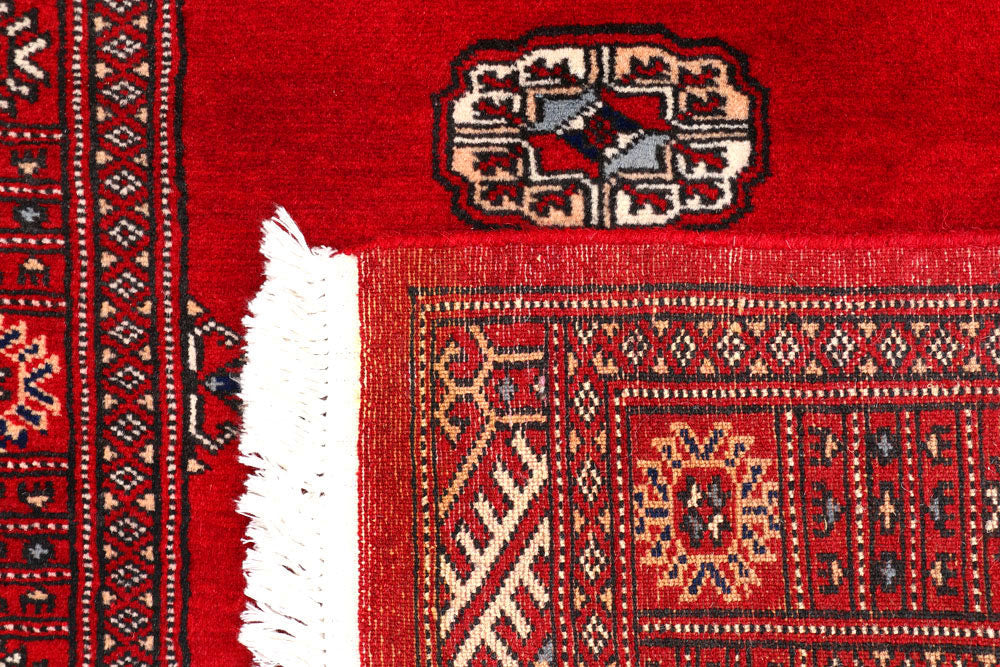 Red Bokhara 2' 6 x 10' 1 - No. 45479 - ALRUG Rug Store