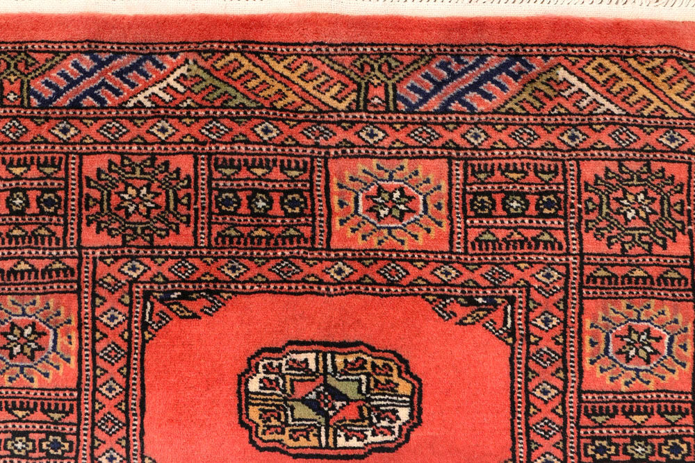 Salmon Bokhara 2' 5 x 10' 3 - No. 45480 - ALRUG Rug Store