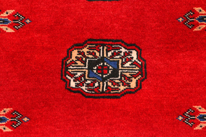Red Bokhara 2' 7 x 10' - No. 45485 - ALRUG Rug Store