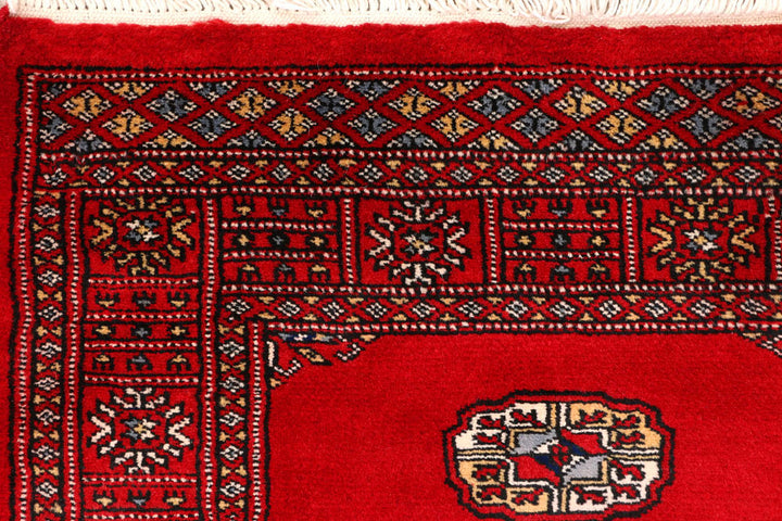 Red Bokhara 2' 6 x 10' 5 - No. 45487 - ALRUG Rug Store