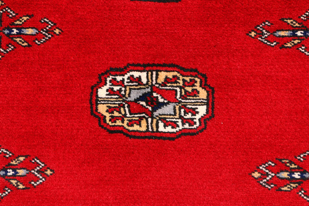 Red Bokhara 2' 6 x 10' 5 - No. 45487 - ALRUG Rug Store