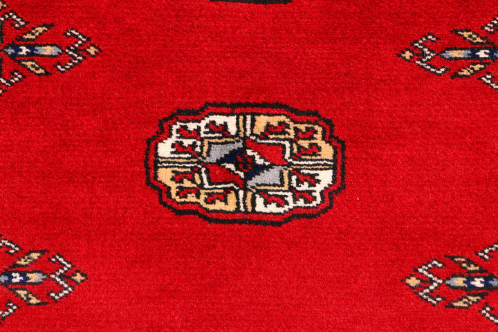 Red Bokhara 2' 6 x 10' 5 - No. 45487 - ALRUG Rug Store