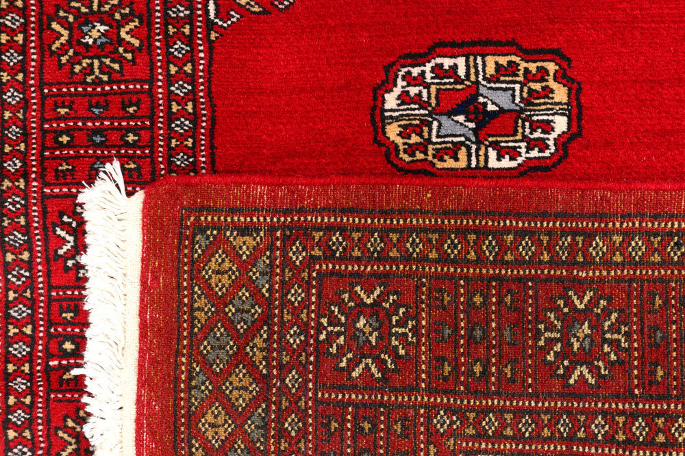 Red Bokhara 2' 6 x 10' 5 - No. 45487 - ALRUG Rug Store
