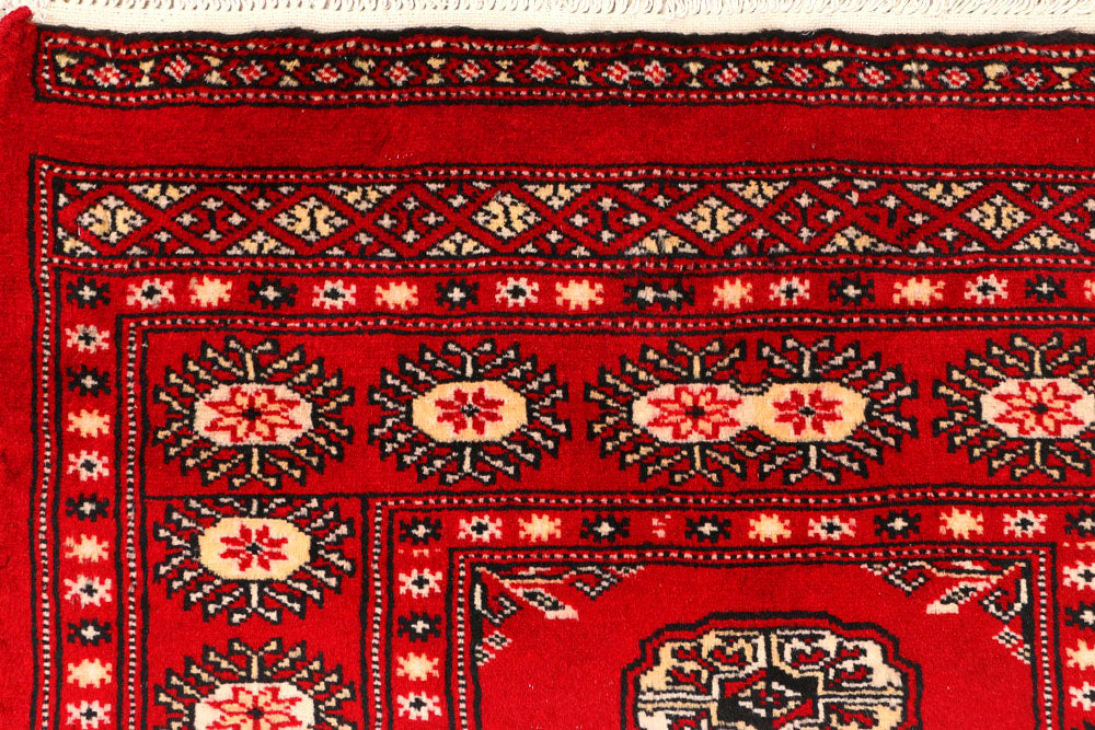 Dark Red Bokhara 2' 6 x 9' 7 - No. 45489 - ALRUG Rug Store