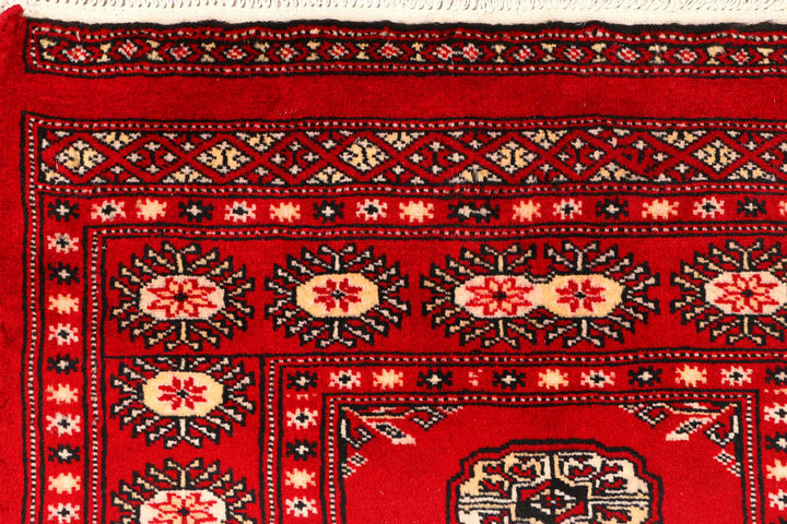 Dark Red Bokhara 2' 6 x 9' 7 - No. 45489 - ALRUG Rug Store