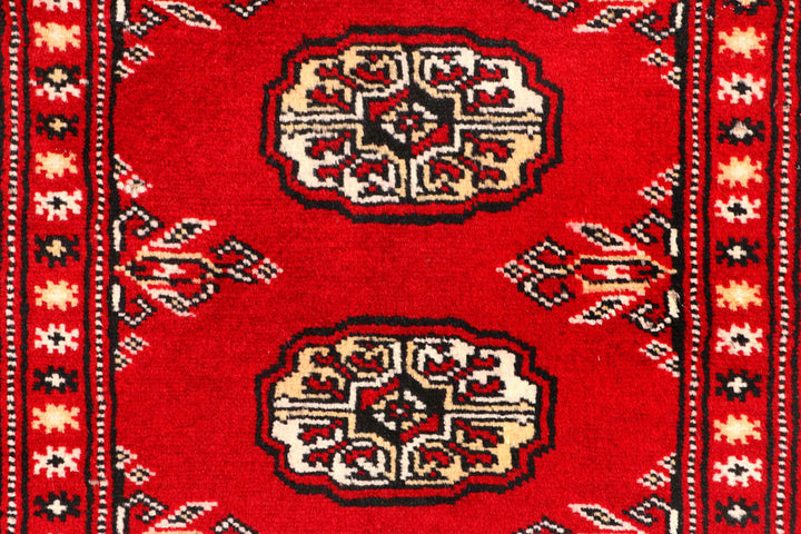 Dark Red Bokhara 2' 6 x 9' 7 - No. 45489 - ALRUG Rug Store