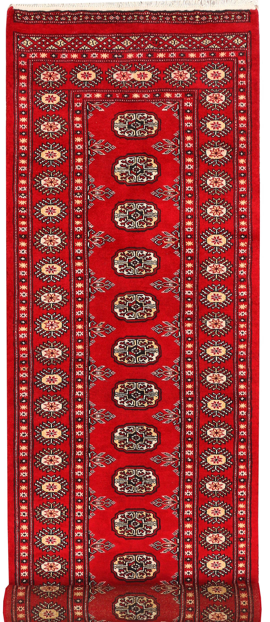 Dark Red Bokhara 2' 6 x 9' 7 - No. 45489 - ALRUG Rug Store