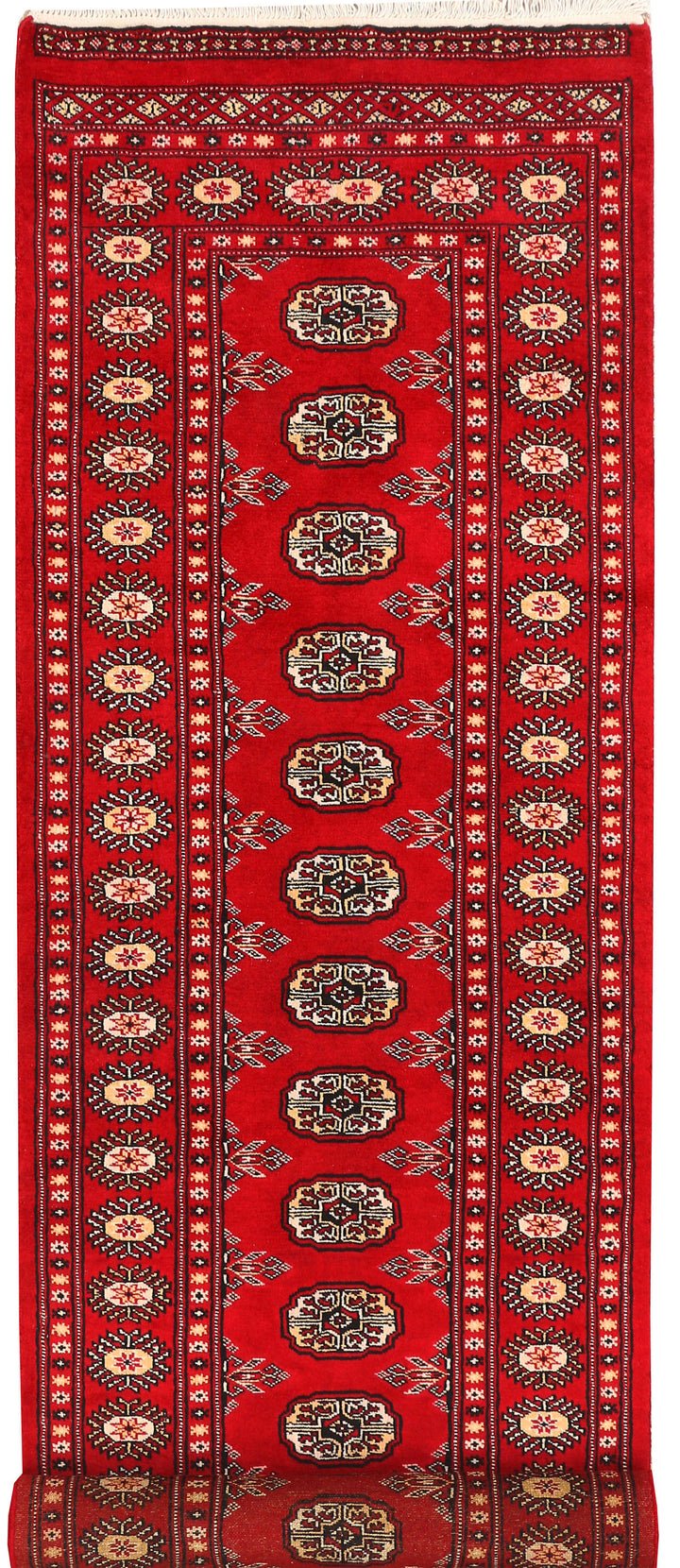 Dark Red Bokhara 2' 6 x 9' 7 - No. 45489 - ALRUG Rug Store