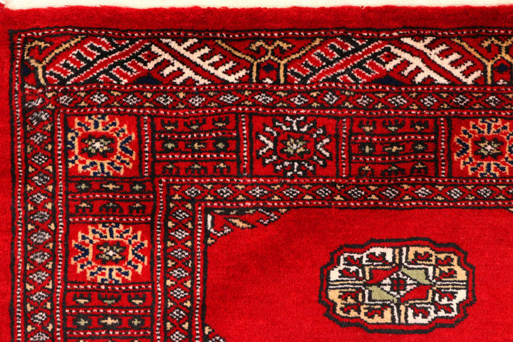 Red Bokhara 2' 8 x 10' 1 - No. 45490 - ALRUG Rug Store