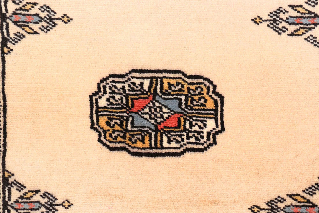 Blanched Almond Bokhara 2'  7" x 9'  6" - No. QA41736