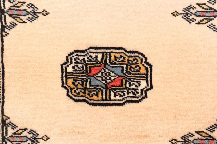 Blanched Almond Bokhara 2'  7" x 9'  6" - No. QA41736