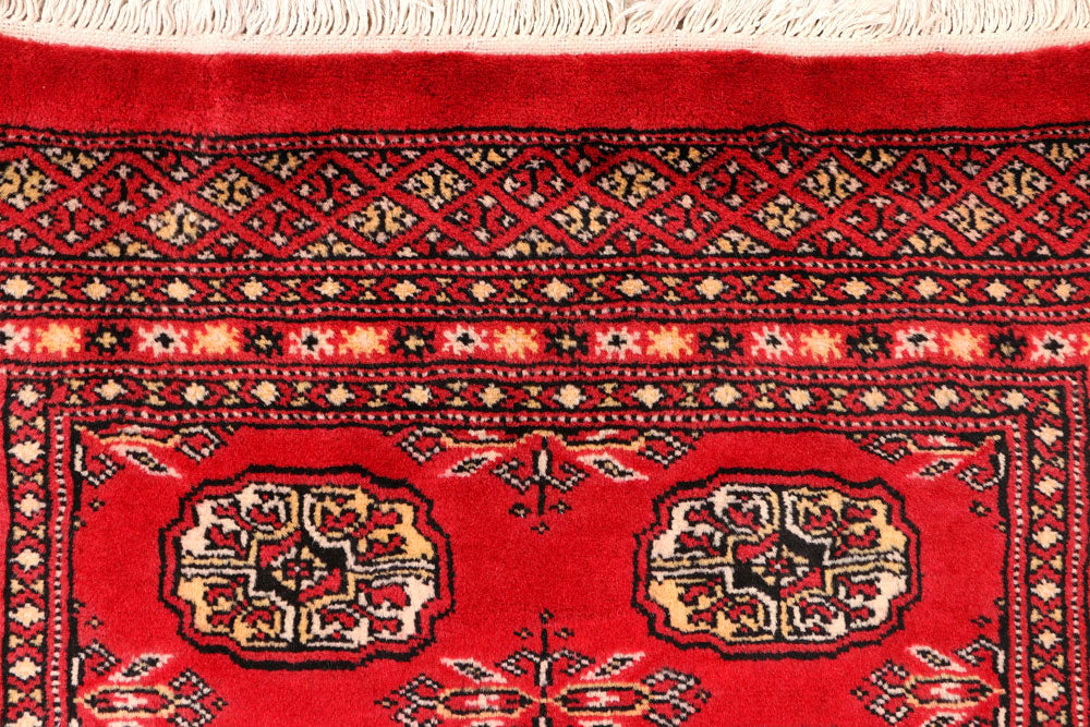 Red Bokhara 2' 6 x 10' 4 - No. 45511 - ALRUG Rug Store