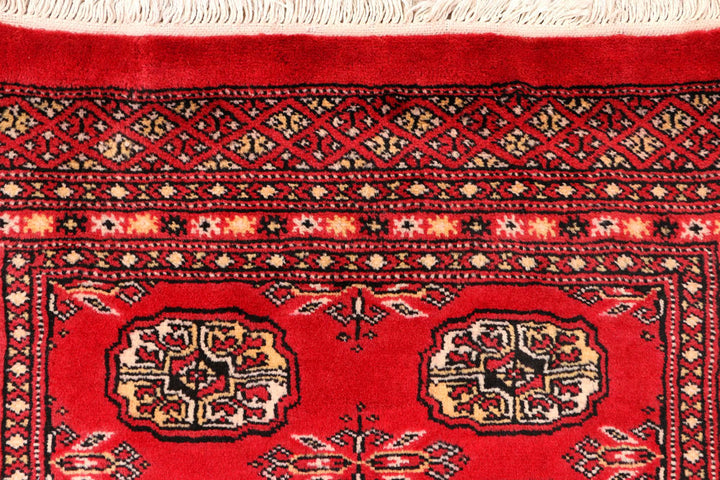 Red Bokhara 2' 6 x 10' 4 - No. 45511 - ALRUG Rug Store