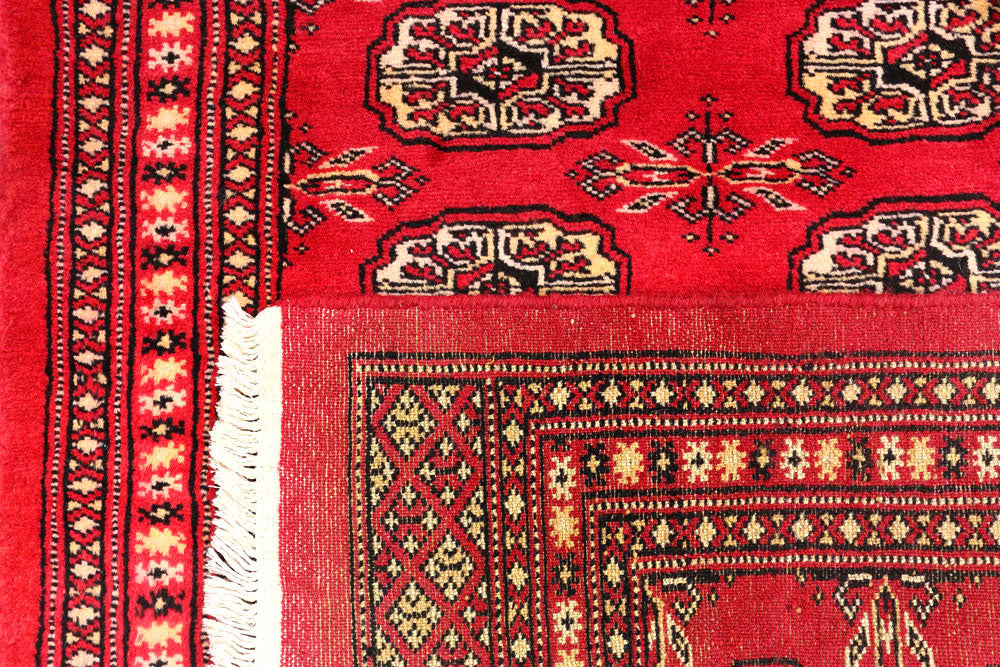 Red Bokhara 2' 6 x 10' 4 - No. 45511 - ALRUG Rug Store