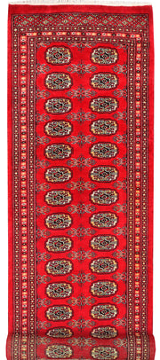 Red Bokhara 2' 6 x 10' 4 - No. 45511 - ALRUG Rug Store
