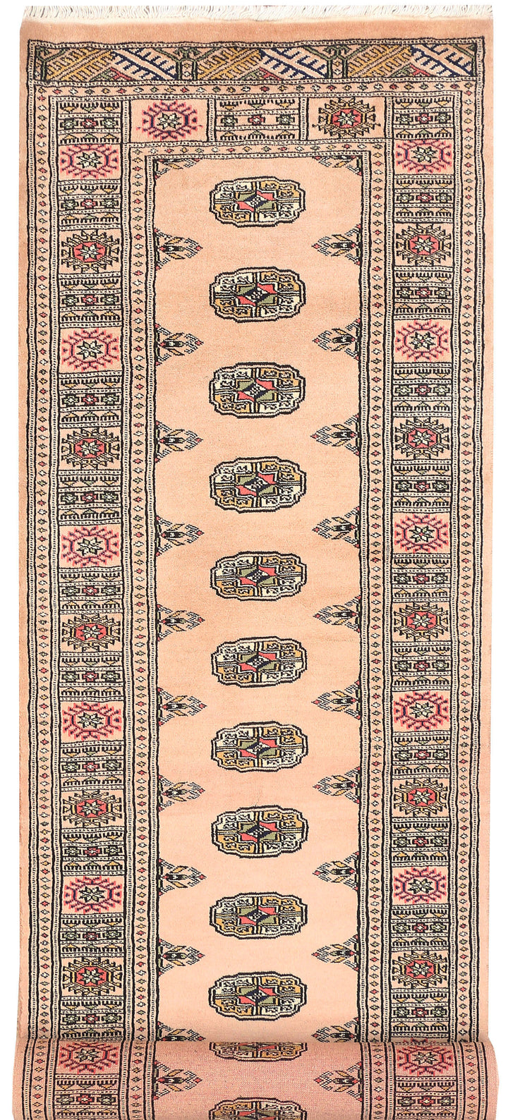 Navajo White Bokhara 2' 7 x 10' 2 - No. 45516 - ALRUG Rug Store
