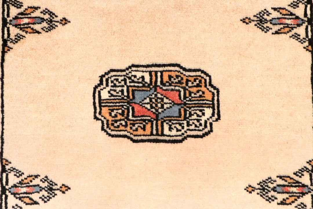 Ivory Bokhara 2'  7" x 10'  2" - No. QA29629