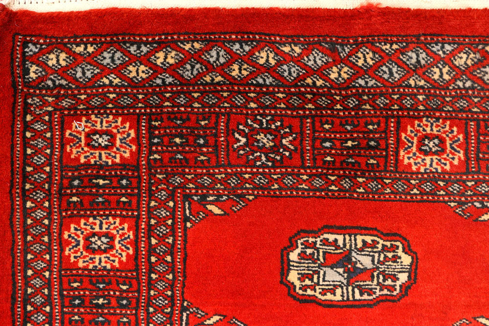 Red Bokhara 2' 9 x 9' 9 - No. 45525 - ALRUG Rug Store