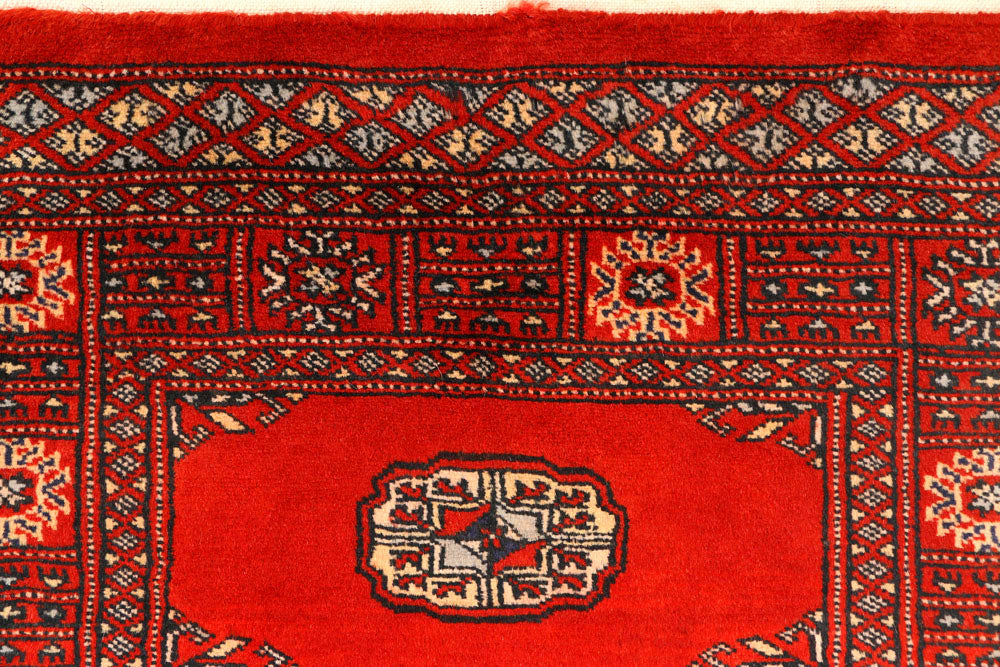 Red Bokhara 2' 9 x 9' 9 - No. 45525 - ALRUG Rug Store