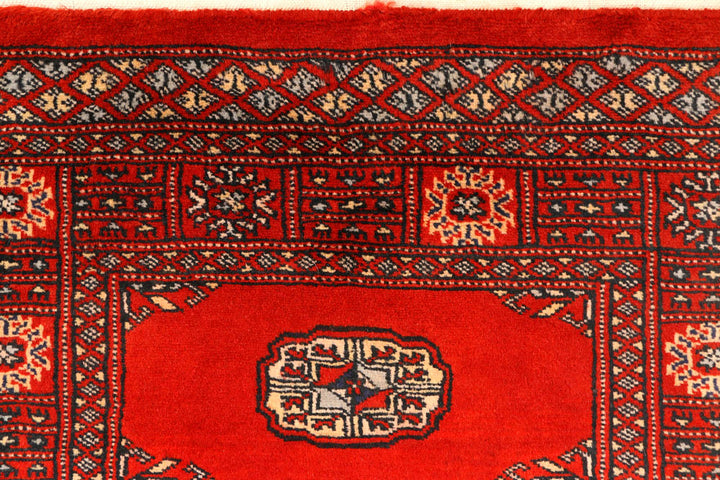 Red Bokhara 2' 9 x 9' 9 - No. 45525 - ALRUG Rug Store