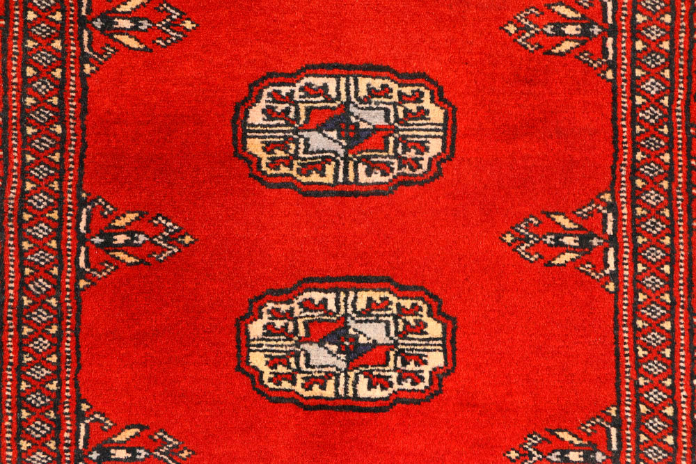 Red Bokhara 2' 9 x 9' 9 - No. 45525 - ALRUG Rug Store