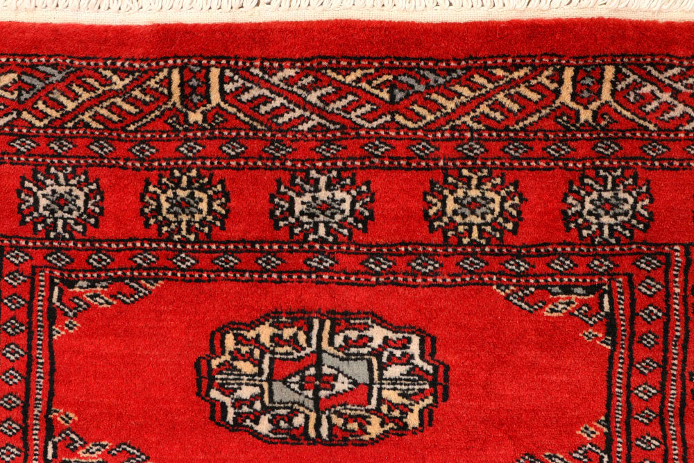 Red Bokhara 2' 6 x 10' - No. 45527 - ALRUG Rug Store