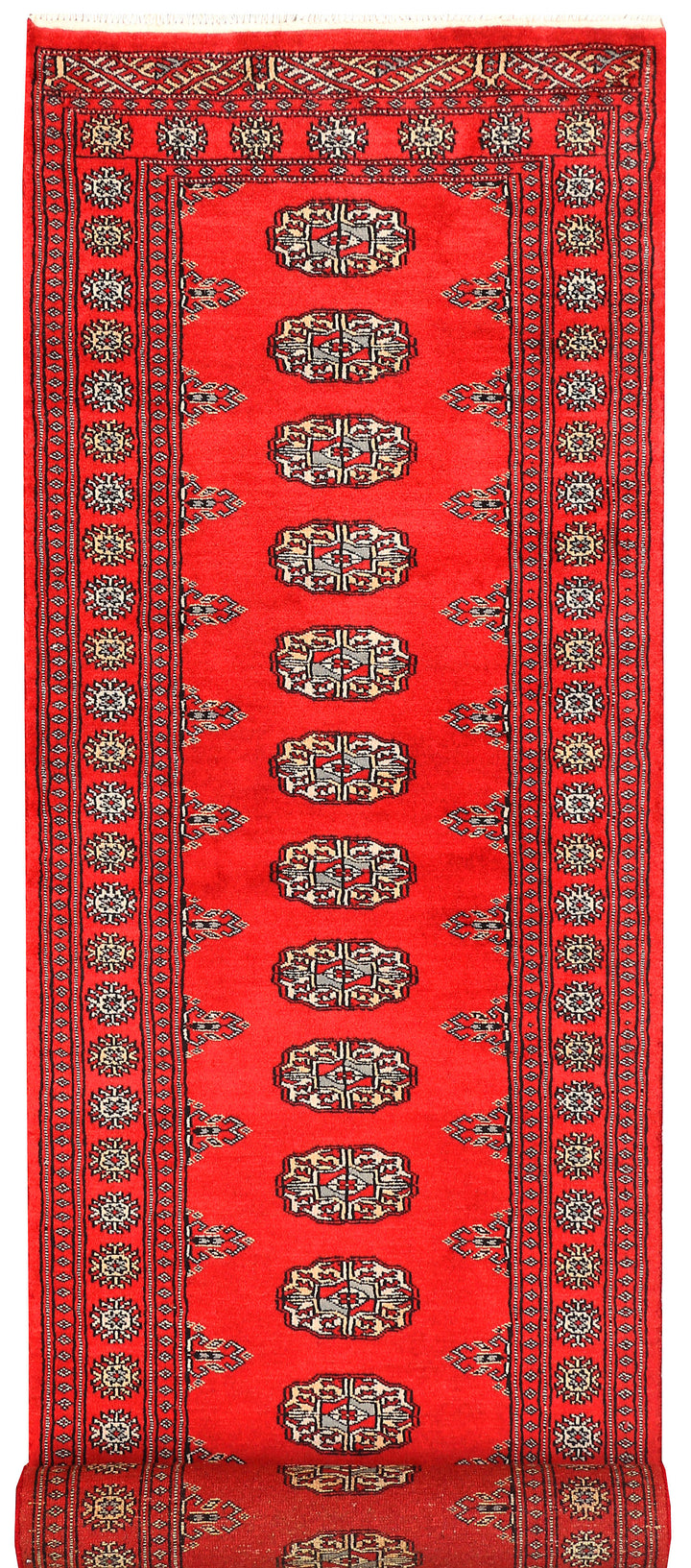 Red Bokhara 2' 6 x 10' - No. 45527 - ALRUG Rug Store