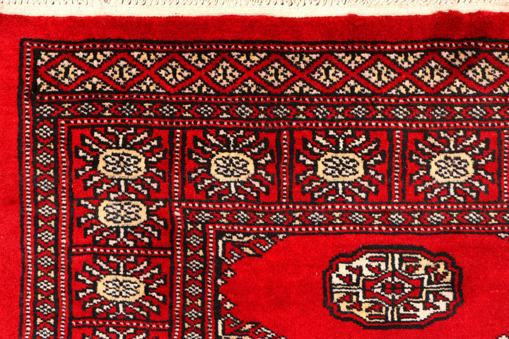 Red Bokhara 2' 7 x 9' 5 - No. 45531 - ALRUG Rug Store