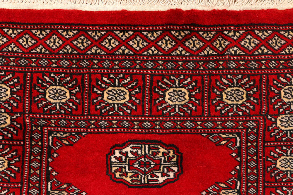 Red Bokhara 2' 7 x 9' 5 - No. 45531 - ALRUG Rug Store