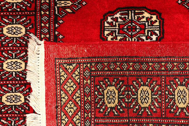Red Bokhara 2' 7 x 9' 5 - No. 45531 - ALRUG Rug Store
