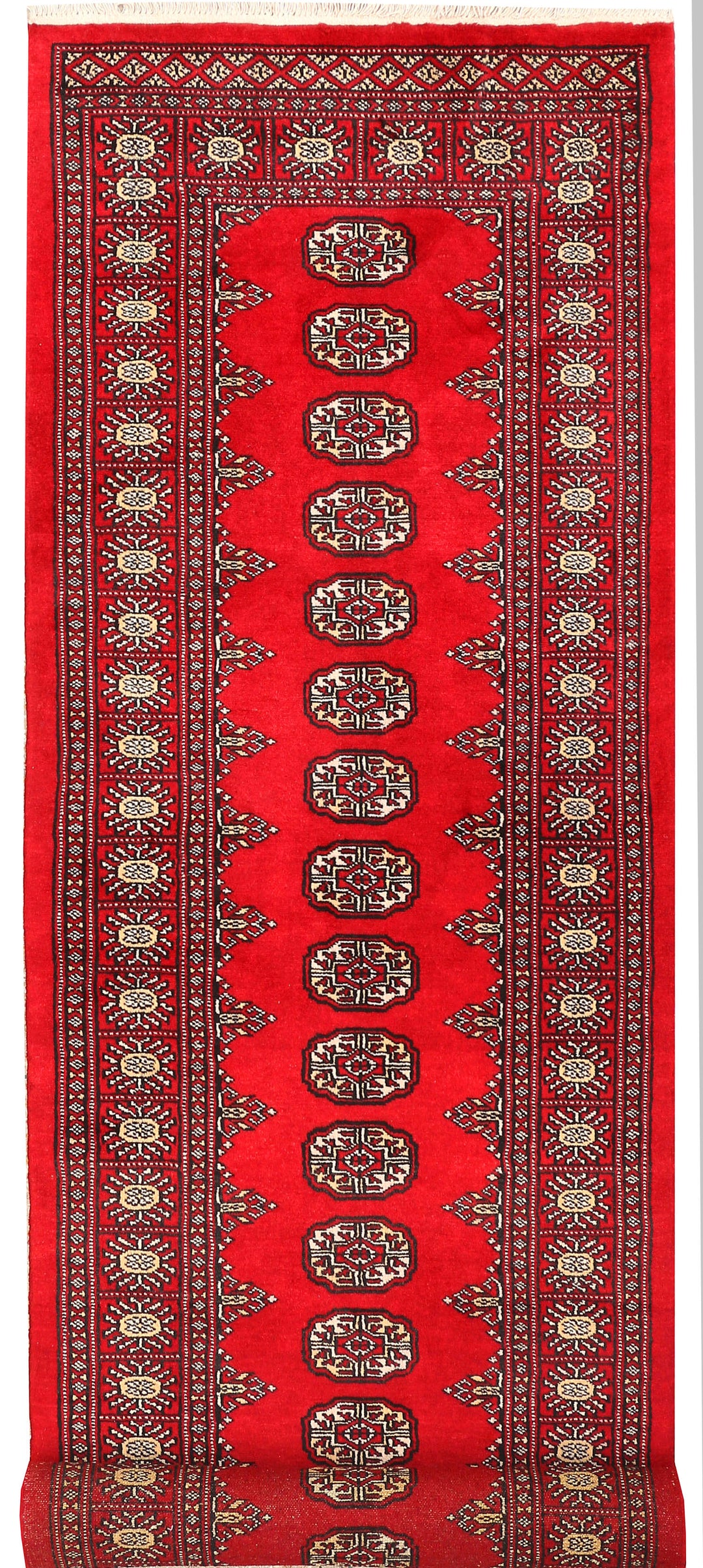 Red Bokhara 2' 7 x 9' 5 - No. 45531 - ALRUG Rug Store