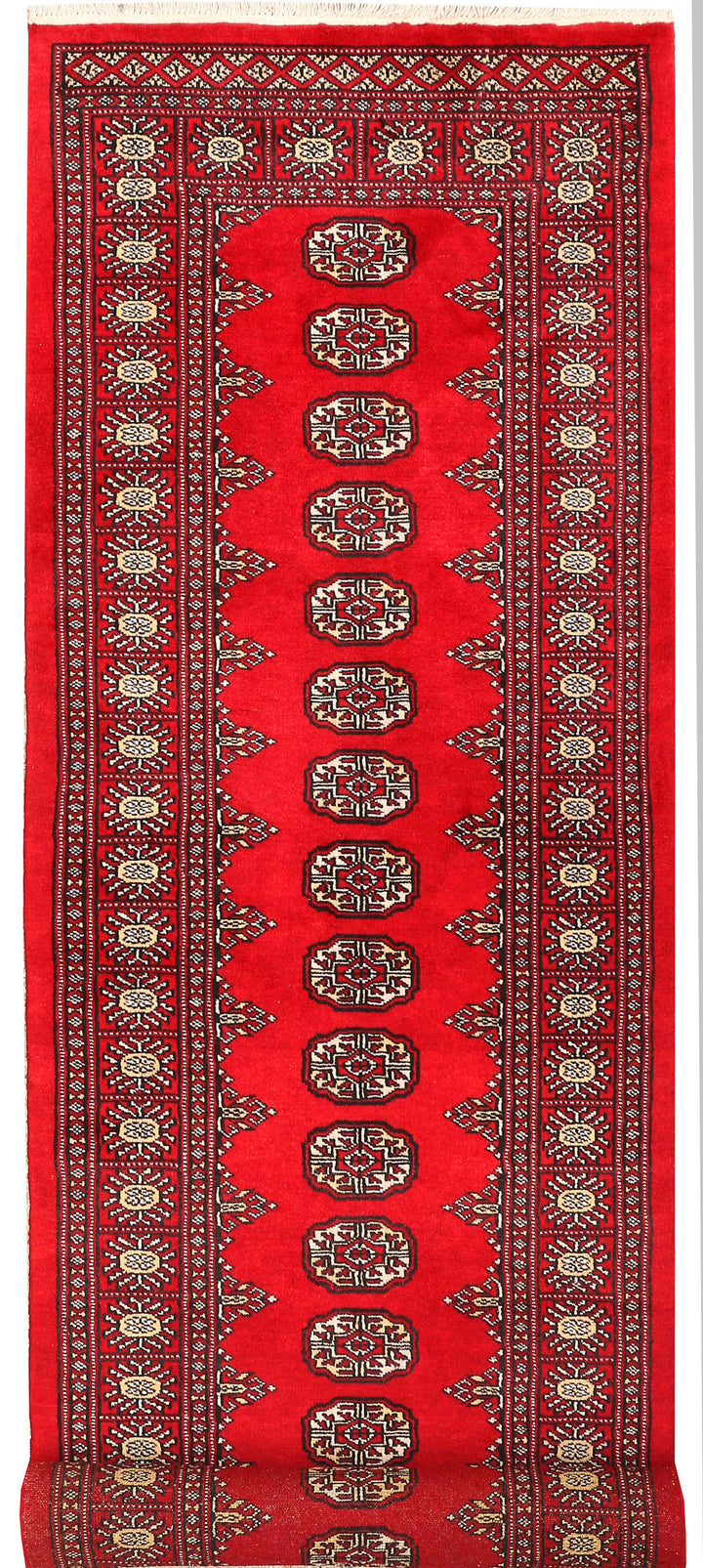 Red Bokhara 2' 7 x 9' 5 - No. 45531 - ALRUG Rug Store